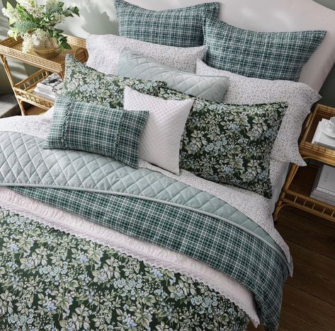 Laura Ashley- King Comforter Set, … curated on LTK Blue And Green Bedding, Laura Ashley Bedding, Quintessentially British, Green Comforter, Floral Bedding Sets, Green Duvet, Green Duvet Covers, Floral Duvet Cover, Bedroom Master