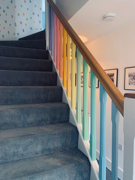 Stairs Art, Rainbow House, Ideas Hogar, Room Deco, Butcher Block Countertops, Chic Kitchen, Barbie Dream House, House Goals, Dream Decor