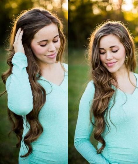 Jessa Duggar, Jessa Seewald, Duggar Girls, Mermaid Waves, 19 Kids And Counting, Duggar Family, 19 Kids, Mermaid Hair, Makeup Tips