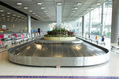 Baggage pickup carousel at the airport. Baggage pickup carousel at the Suvarnabh , #Affiliate, #carousel, #pickup, #Baggage, #airport, #Thailand #ad Baggage Carousel, Suvarnabhumi Airport, Airports Terminal, Carousel, Stock Photography, Tourism, Photo Image, Stock Photos