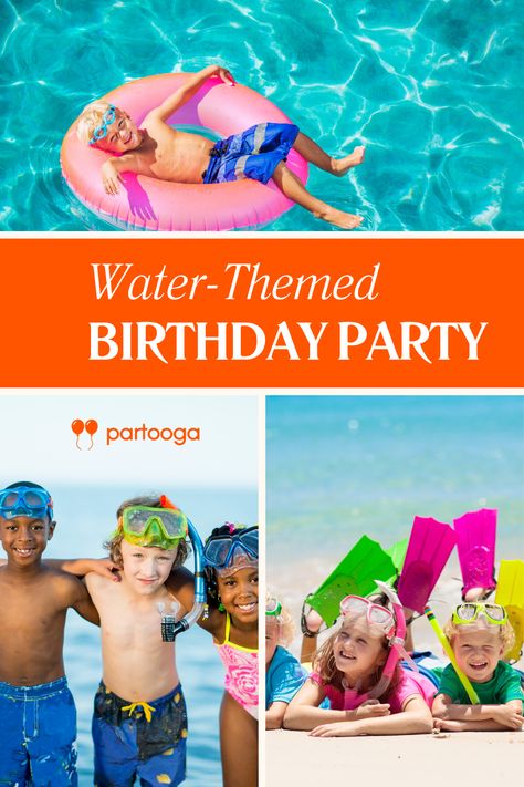 Make a Splash with a Water-Themed Birthday Party! 🌊🎉 Waterpark Themed Birthday Party, Water Park Themed Birthday Party, Water Theme Birthday Invitations, Inflatable Water Slide Party, Water Park Birthday Invitations, Backyard Water Park, Water Park Birthday, Backyard Water Parks, Birthday Venues