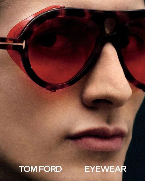 TOM FORD Fall Winter 2020.21 Campaign by Adam Katz Sinding Sunglass Photoshoot, Eyewear Campaign, Tom Ford Eyewear, Red Glasses, Tomorrow Is Another Day, Fashion Eye Glasses, Men's Eyeglasses, Louis Vuitton Men, Sunglasses & Glasses