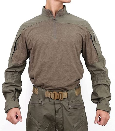 EMERSONGEAR PAZAGUILA Frogman Combat Shirt,Long Sleeve Breathable Shirts for Men Army Training, Tactical Shirt, Combat Uniforms, Combat Shirt, Military Outfit, Gray Jacket, Shirt Sleeves, Military Jacket, Top Styles