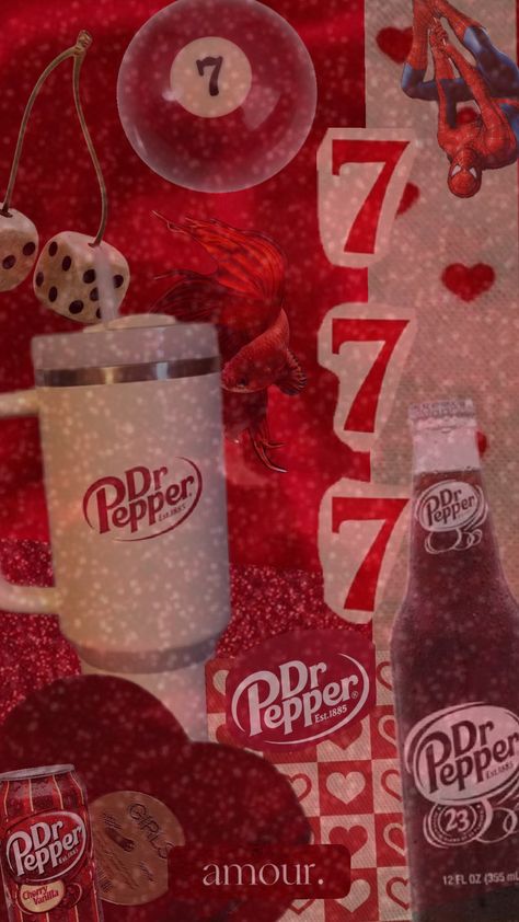 #dr.pepper #soda #pop #red Dr Pepper Cup, Pepper Wallpaper, Doctor Pepper, Dr Pepper Soda, Diet Dr Pepper, Bow Wallpaper, Angel Baby, Dr Pepper, Soda Pop