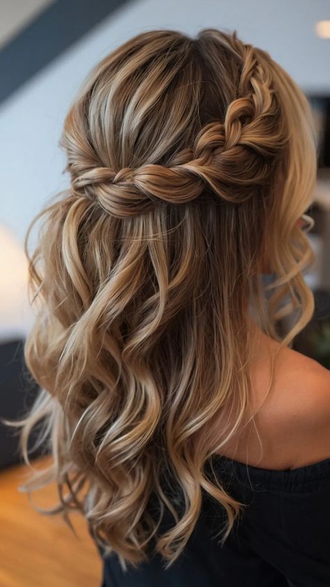 15 Easy Mom Hairstyles for Busy Days 44 Jr High Dance Hairstyles, Hairstyles For A Dance Schools, Easy Bridesmaid Hair Long, Jr Bridesmaids Hairstyles, Cute Middle School Dance Hairstyles, Hair Styles For Balls, Prom Hairstyles Medium Hair, Easy Elegant Hairstyles For Medium Hair, Bridesmaids Hairstyles Medium Length