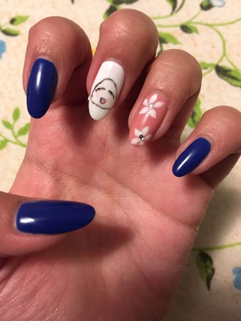 Fruits Basket Nail Art, Fruit Basket Nails, Honda Nails, Fruits Basket Nails, Shoujo Nails, Anime Themed Nails, Fruits Basket Tohru, Fantastic Nails, Anime Nail