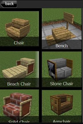 minecraft furniture guide outside - Google Search Simple Garden Furniture Ideas, Minecraft Hack, Minecraft Furniture Ideas, Construction Minecraft, Case Minecraft, Minecraft Decoration, Furniture Sketch, Bangunan Minecraft, Urban Exploring