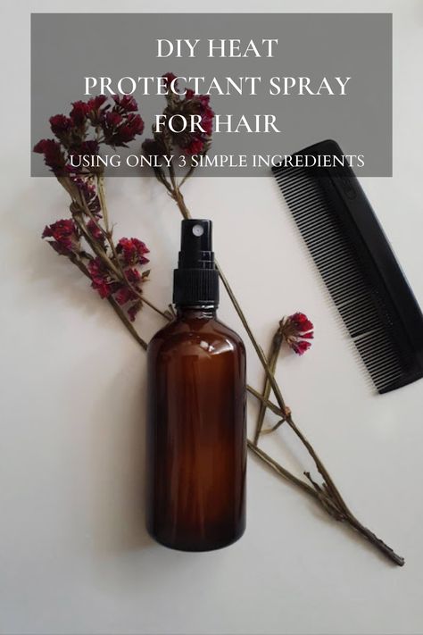 Heat Protectant Spray Diy, Homemade Heat Protectant For Hair, Diy Heat Protectant For Hair Homemade, How To Make Heat Protectant Spray, Diy Heat Protectant For Natural Hair, Natural Heat Protectant For Hair, Diy Heat Protectant For Hair, Natural Heat Protectant For Hair Diy, Natural Hair Heat Protectant