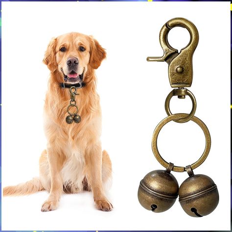 Bells for Dog Collars, Extra Loud Cat Bells & Dog Bells for Pet Tracking & Falconry, Durable Brass Collar Charms with Swivel Dog Collar Charms, Pet Tracker, Dog Bell, Mirror Ornaments, Brass Bells, Dog Collars, Jack Russell, Gifts For Pet Lovers, Dog Collar