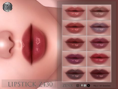 The Sims 4 Cc Resource Lipstick, Sims 4 Cc Female Lipstick, Female Sims 4 Cc Makeup, Sims Custom Content Makeup, Sims 4 Cc Alpha Makeup Patreon, The Sims 4 Cc Alpha Skin Details, Makeup Sims 4 Cc Lipstick, Makeup Sims 4 Cc Lips, Sims 4 Full Outfits Cc