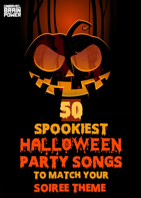 Halloween Movie Playlist, Halloween Song Playlist, Halloween Party Songs, Halloween Party Music Playlist, Scary Halloween Music, Party Songs, Halloween Songs, October Activities, Halloween Music