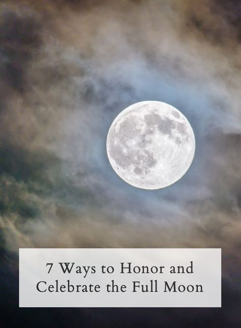 The full moon symbolizes completion, enlightenment, and the height of power. It is a time of celebration, gratitude, fullness, and letting go of that which weighs us down rather than lifting us up.  Many pagans celebrate the full moon each month with special rituals, commonly known as full moon rituals. The moon also plays an important role in secular witchcraft; many witches view the full moon as a source of power, wisdom, and inspiration in their magical workings. Full Moon Celebration, Cold Full Moon Ritual, Full Moon Ceremony Circle, Wolf Moon Ritual, Secular Witchcraft, Moon Worship, New Moon Magic, February Full Moon, Moon Taurus