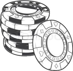 Poker Chips Drawing, Poker Chips Tattoo, Chips Drawing, Casino Token, Gambling Chips, Chip Art, Casino Chips, Poker Chips, Art Wallpaper