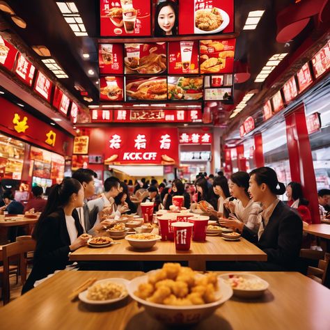 KFC's Delicious Journey: How KFC Conquered China's Taste Buds!

#KFCChina #KFCsuccessinChina Fast Food Usa, Quick Chinese Recipes, Kfc Restaurant, Chinese Food Restaurant, Egg Tart, Fast Food Chains, Food Chain, People Eating, Food Help