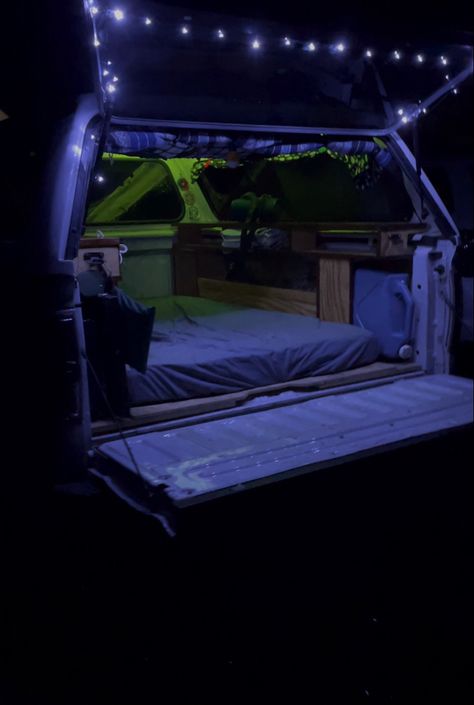 Super comfy, practical camper shell; link to how to video is provided #camping #woodworking #building #outdoors Chevy Colorado Camper Shell, Camper Shell Camping, Truck Camping Setup, Truck Topper Camping, Beach Truck, Truck Topper, Truck Camper Shells, Camper Truck, Truck Toppers