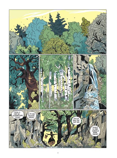 Comics Background, Graphic Novel Layout, Graphic Novel Illustration, Book Illustration Layout, Forest Drawing, Comic Book Layout, Background Nature, Comic Layout, Graphic Novel Art