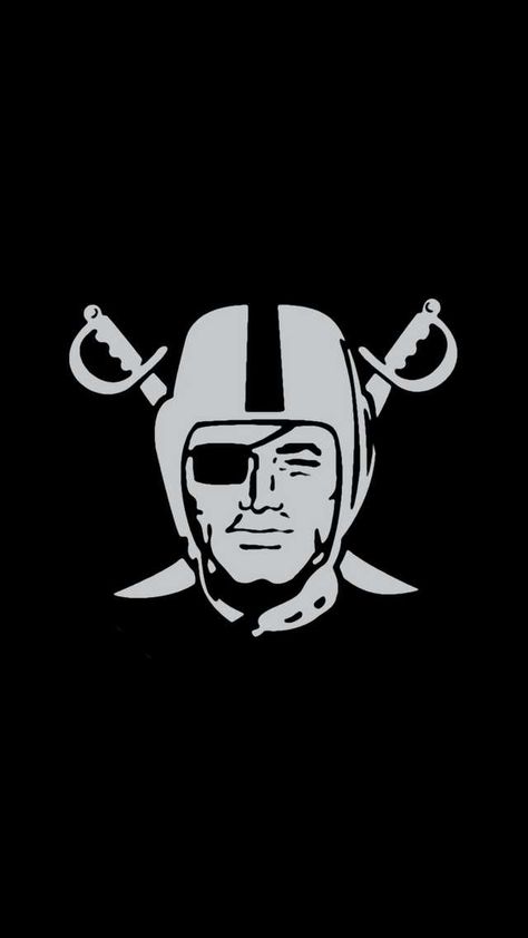 "Minimalistic" NFL backgrounds (AFC West) - Imgur Oakland Raiders Wallpapers, Oakland Raiders Fans, Raiders Wallpaper, Raiders Stuff, Oakland Raiders Logo, Raiders Baby, Oakland Raiders Football, Raiders Girl, Nfl Raiders