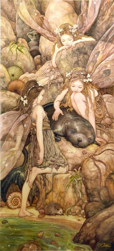 Fairy Girls, Faery Art, Fairytale Illustration, Vintage Fairies, Fairytale Art, Arte Fantasy, Ethereal Art, Fairy Art, Pretty Art