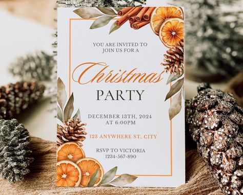 DIY Christmas invitations