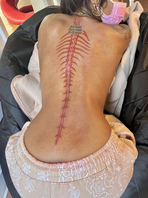 yazmean on Twitter: "First part of my back done… " Side Thigh Tattoos Women, Bum Tattoo Women, Tattoos Colorful, Tattoos Celtic, Side Stomach Tattoos, Tattoos Abstract, Back Tattoo Women Spine, Side Tattoos Women, Tattoos Japanese