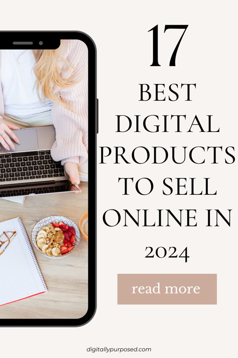 Are you ready to supercharge your online income and secure your financial future? Look no further than our carefully curated list of the 17 best digital products to sell online in 2024! With this treasure trove of high-demand offerings at your disposal, you'll soon be able to unleash your inner entrepreneur and watch your profits soar. Don't delay - start exploring today! Easy Small Business Ideas, Products To Sell Online, Digital Products To Sell, Products To Sell, Creating Passive Income, Extra Money Online, Digital Marketing Business, Create Digital Product, Tech Savvy