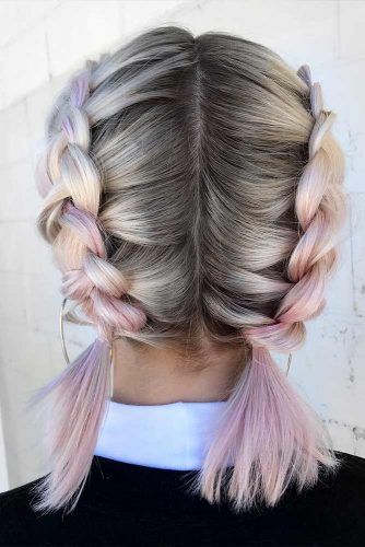 Easy Summer Hairstyles To Do Yourself ★ See more: http://glaminati.com/easy-summer-hairstyles/ French Braid Short Hair, French Braid Hairstyles, Short Braids, Easy Summer Hairstyles, Peinados Fáciles Para Cabello Corto, Penteado Cabelo Curto, Easy Braids, Trending Hairstyles, Short Hair Styles Easy