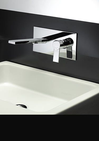 Designer Bathrooms, Wall Mounted Bath Taps, Italian Bathroom, Minimalist Bathroom Design, Loft Wall, Freestanding Bath Taps, Shower Controls, Wall Mounted Taps, Bath Cleaning