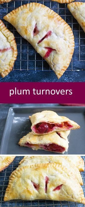 Homemade Flaky Plum Turnovers with From Scratch Filling with simple ingredients that anyone can make. An easy from-scratch turnover recipe!… Plum Hand Pies, Plum Filling Recipe, Recipes With Plums Desserts, Things To Make With Plums, Desserts With Plums, Canned Plums Recipes, Fresh Plum Recipes Desserts, Canned Plum Recipes, Easy Plum Recipes