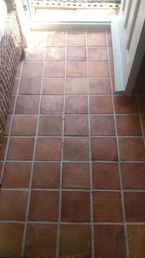 Click to Close Quarry Tile Floor, Brick Tile Floor, Saltillo Tile Floor, Terracotta Flooring, Terracotta Floor Tiles, Terracotta Floors, Tiles Outdoor, Eco Friendly Flooring, Reclaimed Tile