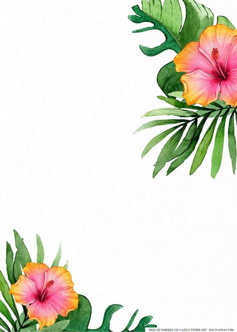 Get 14+ Tropical Luau Hibiscus Birthday Invitation Templates #free #freeinvitation2019 #birthday #disney #invitations #invitationtemplates Tropical Theme Birthday Invitation, Hawaiian Invitations Template Free, Hawaii Birthday Invitations, Tropical Theme Invitation, Hawaii Invitation Template, Luau Invitations Free Templates, Tropical Invitations Template, Hawian Party Ideas, Hawaiian Party Invitations