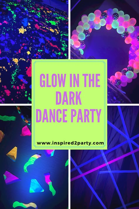 Glow in the dark. Teen dance. Flow In The Dark Party Ideas, Cheap Glow In The Dark Party Ideas, Glow Party Ideas For School Dance, Indoor Glow In The Dark Games, Glow In The Dark Middle School Dance, Elementary School Glow Dance, Glow Party Diy Decorations, Middle School Glow Dance, Diy Glow Party Ideas