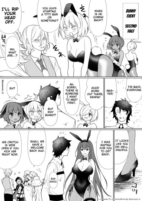 The Bunny War in Chaldea - Imgur Fate Grand Order Lancer, Type Moon Anime, Scathach Fate, Fate Stay Night Series, Fate Servants, Fate Stay Night Anime, Fate Anime Series, Fate Zero, Type Moon