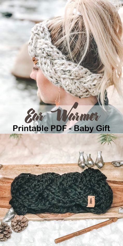 Crochet Ear Warmer Pattern, Bandeau Au Crochet, Crochet Headband Pattern, Bonnet Crochet, Crochet Ear Warmer, Knitted Headband, Crochet Simple, Crochet Diy, Headband Pattern