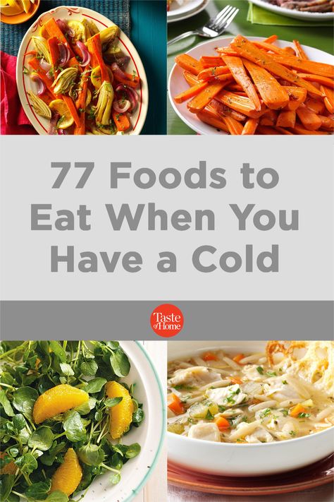 Healthy Lunch When Sick, Feed A Cold Recipes, Good Foods To Eat When You Have A Cold, Food To Eat When You Have A Cold, Best Foods To Eat When Sick Sore Throat, Easy Dinner Recipes When Sick, Meals When You Are Sick, Best Meals For When You Are Sick, Good Sick Meals