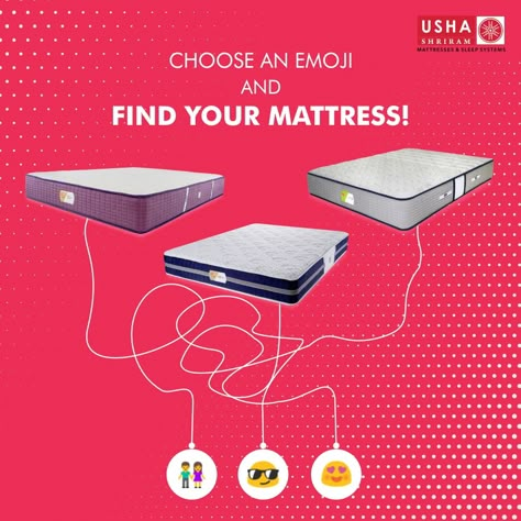 Sleeping Partner, Creative Beds, Bed With Posts, The Emoji, Online Mattress, Mattress In A Box, Firm Mattress, Packing Design, Creative Ads