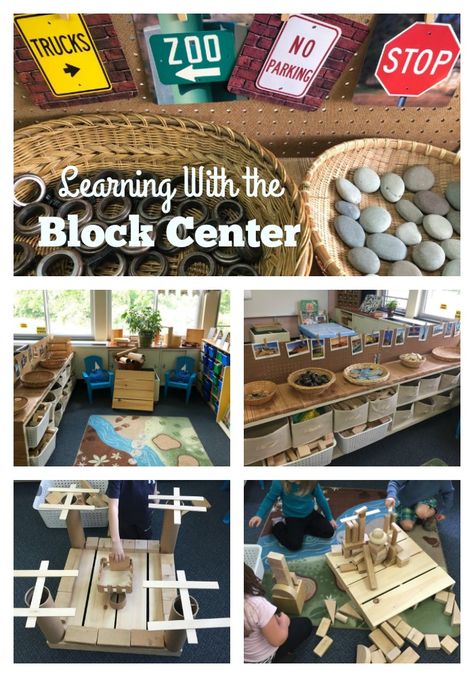 Discover 5 Must-Have Materials for block building play for your preK, preschool, or kindergarten block center. Includes set up ideas on adding props, signs, enviornmental print, unit blocks, printable blueprint templates, loose parts, ramps, and more materials for construction. Use for play-based learning, choice centers, or STEM STEAM challenges to teach visual-spatial sense and fine motor skills. Blocks Activities, Kindergarten Teacher Classroom, Block Center Preschool, Blocks Center, Adventure Classroom, Ideas For Learning, Student Centered Classroom, Purposeful Play, Blocks Preschool