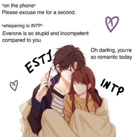 Estj Relationships, Mbti Couples, Mbti Compatibility, Intp Relationships, Intp Female, Infj Psychology, Intp Personality Type, Intp Personality, Mbti Relationships