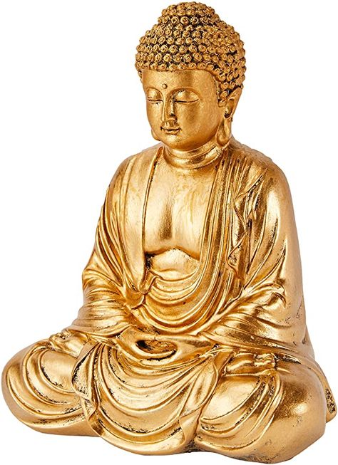 Feng Shui Fountain, Buddah Statue, Golden Buddha Statue, Golden Buddha, Buddha Zen, Buddha Meditation, Interiors Dream, Lucky Charm, Buddhism