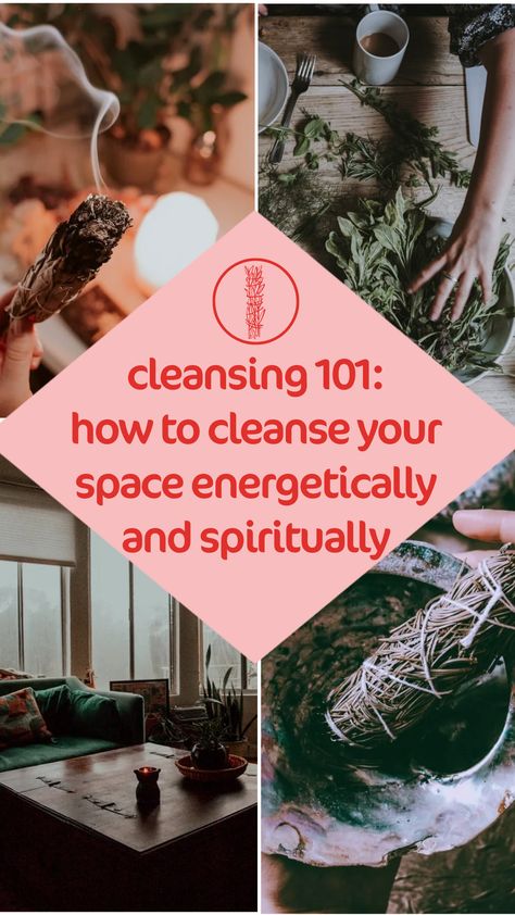 One of the most common questions we get is about how to spiritually and energetically cleanse negative energy from your house and self! In this article, we’re going to talk about what is cleansing, why and when you should do it, and several methods you can try, including which methods and terms are not considered ethical and alternatives to them. | spiritual cleanse | energetic cleanse | spiritual practice | #cleansing #spiritual Cleanse Space Of Negative Energy, How To Cleanse Your Room, How To Cleanse A House Of Bad Energy, Cleanse Home Spiritual, Space Clearing Ritual, How To Spiritually Cleanse Your House, House Energy Cleansing, How To Cleanse A New Home, How To Remove Negative Energy From Home