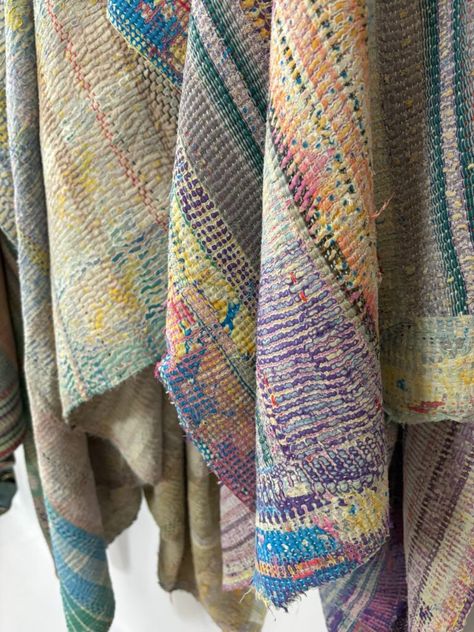 The Versatility of Vintage Kantha Quilts – Vritti Designs Kantha Cloth, Quilt Dress, Kantha Embroidery, Cozy Wrap, Kantha Quilts, Indian Crafts, Ottoman Footstool, Lap Blanket, Types Of Embroidery