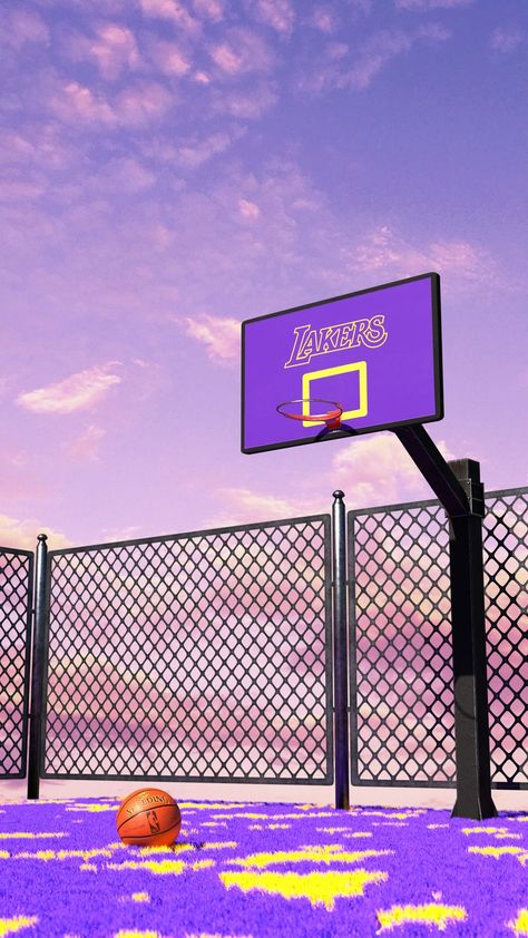 Just a cool basketball court :D Anime Basketball Court Background, Lakers Basketball Court, Cartoon Neighborhood, Basketball Court Drawing, Basketball Court Wallpaper, Basketball Court Aesthetic, Bg Pastel, 3d Phone Wallpaper, Basketball Court Background