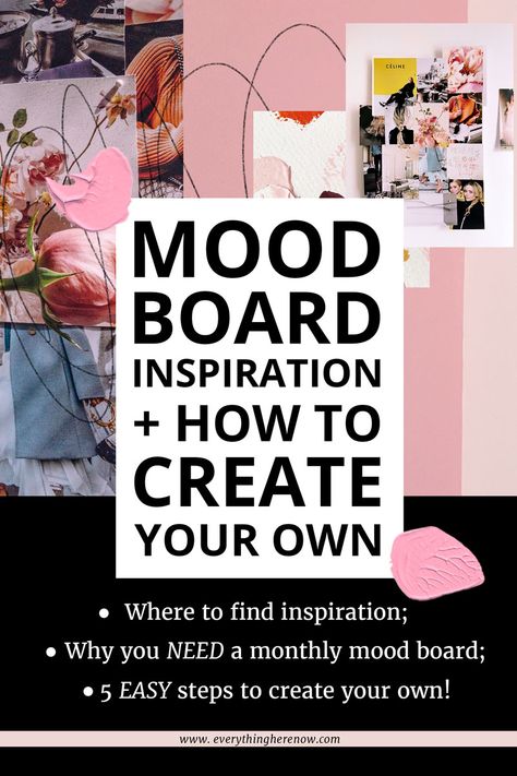 Mood Board Inspiration & How To Create Your Own                          #creatives #creativity #bossbabe #girlboss #contentcreator #moodboard    #bosslady #bosslife #boss #entrepreneur #entrepreneurship    #content #contentstrategy #contentmarketing Creating Mood Boards, Mood Board Photography Ideas, How To Mood Board Interior Design, Photography Mood Board Inspiration, Mood Boards Makeup, How To Create A Mood Boards On Pinterest, Inspiration Boards Ideas, Positive Mood Board, Mood Boards Ideas