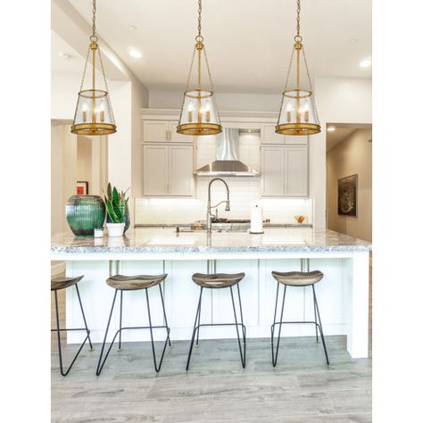 Flush mount kitchen lighting