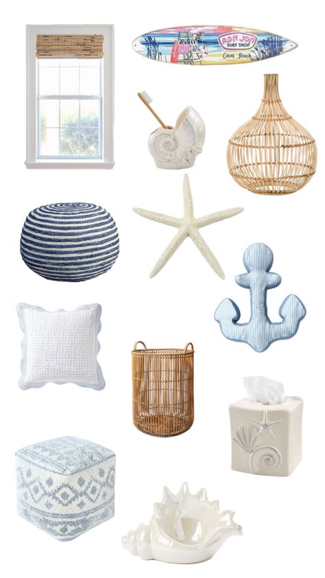 #beach#preppy#room decor Dorm Room Beach Theme, Charleston Room Decor, Sea Salt Sand Bedroom, Cute Beachy Room Ideas, Room Collage Ideas, Sea Salt Sand Room, Blue Beachy Room, Preppy Beach Decor, Beach Preppy Room