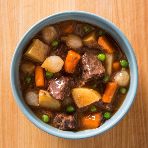 Despite hours of simmering, most beef stews fall flat. Our goal was to pack in more flavor in less time. Best Beef Stew, Best Beef Stew Recipe, Beef And Mushroom Stew, Mushroom Stew, Flavorful Vegetables, America's Test Kitchen Recipes, Brown Gravy, America's Test Kitchen, Cooks Illustrated