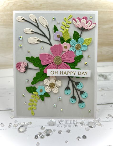 Be Bold Blooms Cards, Spellbinders Be Bold Blooms Cards, Momenta Dies, Spellbinders Blooms, Bold Blooms Cards, Spellbinders Be Bold Blooms, Be Bold Blooms, Bee Stamp, Baby Greeting Cards