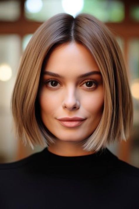 80 Haircuts That Prove Square Faces Can Look Incredibly Feminine And Gorgeous With The Right Style Modern Bob Haircut, Lob Cut, Haircut For Square Face, Trendy Bob Hairstyles, Inverted Bob Hairstyles, Blonde Hair Transformations, Square Face Hairstyles, A Hairstyle, Lob Haircut