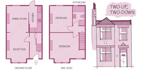 Townhouse Plans Layout, Townhouse Layout Floor Plans, Sims 4 Row House, London House Floor Plan, British House Plans, British House Floor Plan, London Apartment Floor Plan, Sims 4 Townhouse Floor Plans, Townhouse Layout