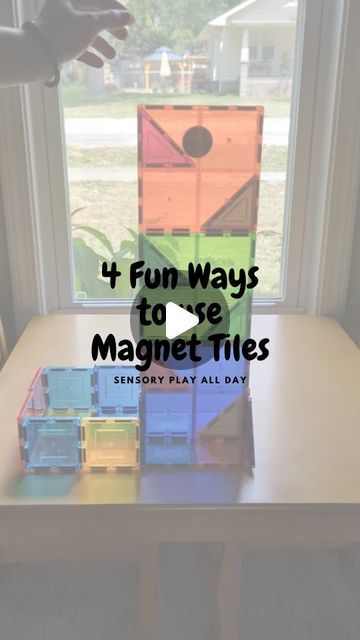 354K views · 8.7K likes | Hannah Sylcox, COTA on Instagram: "💥 Our Fave Magnet Tiles Builds 💥

These are our current favorite ways to use our magnet tiles! We have @picassotiles and we LOVE them. They are the perfect open-ended STEM toy, and they get used daily in our house. 

💥 Marble Run
💥 Coin Drop
💥 Car Ramp 
💥 Spinning Wheel

I hope you try these and have as much fun as we did!
🔗 The magnet tiles are linked in my Amazon Store 🫶🏼

#magnettiles #magnettileplayidea #picassotiles #stemtoys #steamtoys #learningthroughplay #sensoryplayallday" Busy Board Ideas, Magnet Tiles, Car Ramp, Magna Tiles, Play Sand, Water Texture, Construction Theme Party, Occupational Therapy Assistant, Busy Activities