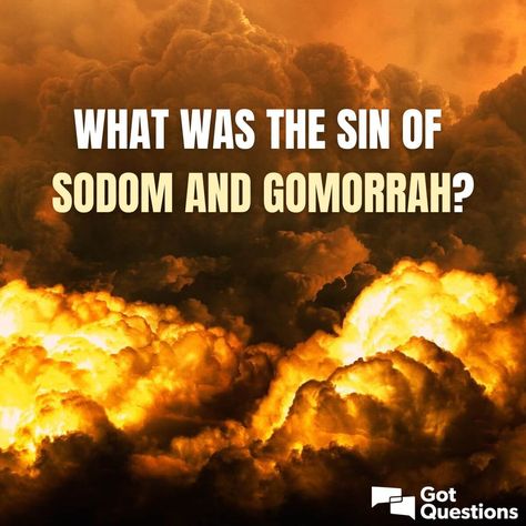 What was the sin of Sodom and Gomorrah? Why did God judge the cities of Sodom and Gomorrah so severely? Sodom And Gomorrah Bible, Sodom Gomorrah, Sodom And Gomorrah, Bible Topics, City Of God, Object Lessons, Bible Words, Writing Words, Bible Lessons